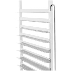 Royal Catering RCTW-15Z tarjotinvaunu ruostumaton teräs 15 hyllypaikkaa 40 x 60 cm