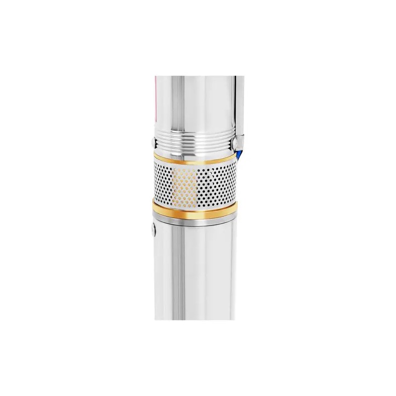 Syväkaivopumppu 95 mm, 6000 l/h, 1100 W, 20 m kaapeli, 102 m nostokorkeus, ruostumaton teräs