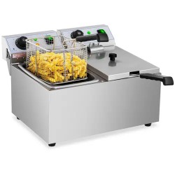 Royal Catering RCEF 08DB sähkökaksosfriteeraaja 2 x 8 l 6400 W