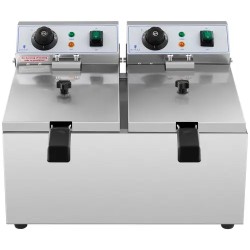 Royal Catering RCEF 08DB sähkökaksosfriteeraaja 2 x 8 l 6400 W