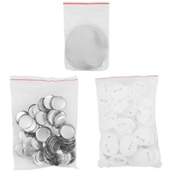 Uniprodo UNI_PBM_58B Buttonikone 58 mm, 100 kpl napit
