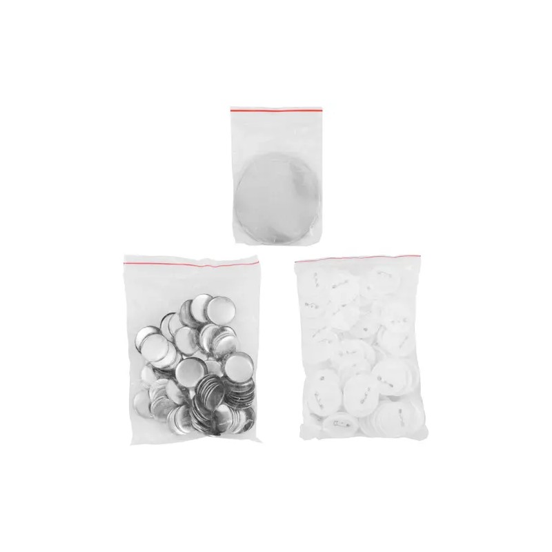 Uniprodo UNI_PBM_58B Buttonikone 58 mm, 100 kpl napit