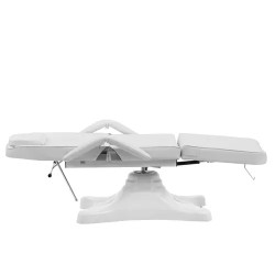 Physa Ardea White kosmetikkasänky 180 x 58 cm, hydraulinen korkeussäätö, valkoinen