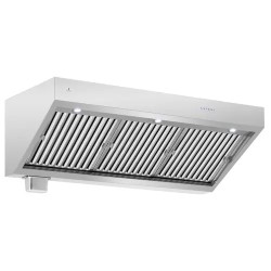 Royal Catering liesituuletin 160 cm 1500 m h ruostumaton teräs LED valaistus