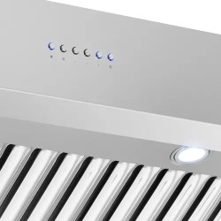 Royal Catering liesituuletin 160 cm, 1500 m³/h, ruostumaton teräs, LED-valaistus
