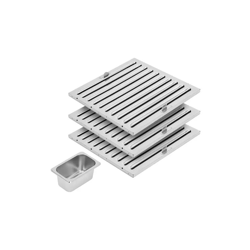 Royal Catering liesituuletin 160 cm, 1500 m³/h, ruostumaton teräs, LED-valaistus