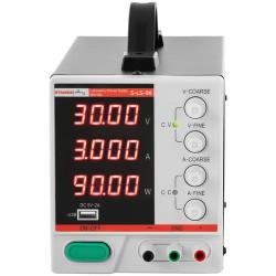 Stamos Soldering S-LS-98 laboratorion virtalähde 0-30 V 0-3 A 90 W USB