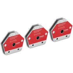 Hitsauskulmasetti 3 kpl 30 45 60 75 90 105 pidätysvoima 25 ja 50 kg