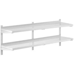 Royal Catering RCWR 1600 4 seinähylly ruostumaton teräs 40 x 160 cm