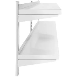 Royal Catering RCWR-1600.4 seinähylly ruostumaton teräs 40 x 160 cm