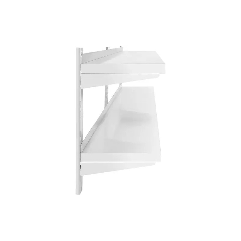 Royal Catering RCWR-1600.4 seinähylly ruostumaton teräs 40 x 160 cm