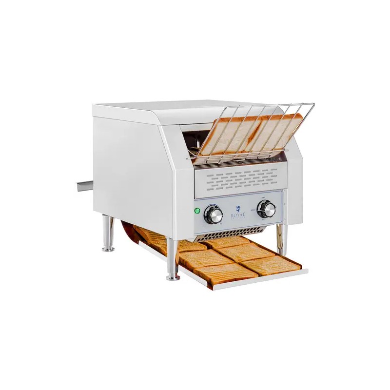 Kuljetinpaahdin 2200 W, 7 nopeustasoa ja 3 lämmitysohjelmaa