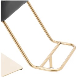 Kampaajatuoli Staunton Black & Gold, korkeussäätö 56–73 cm, 200 kg, musta/kulta