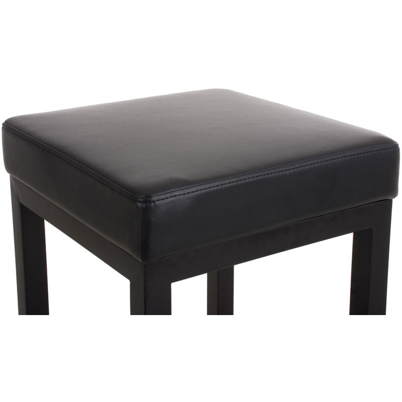 Taylor korkea baarijakkara keinonahasta, musta runko, 85 cm