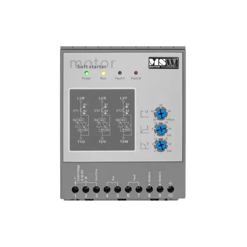 Softstarter 400 V / 100-240 V 1,5 kW 3 A