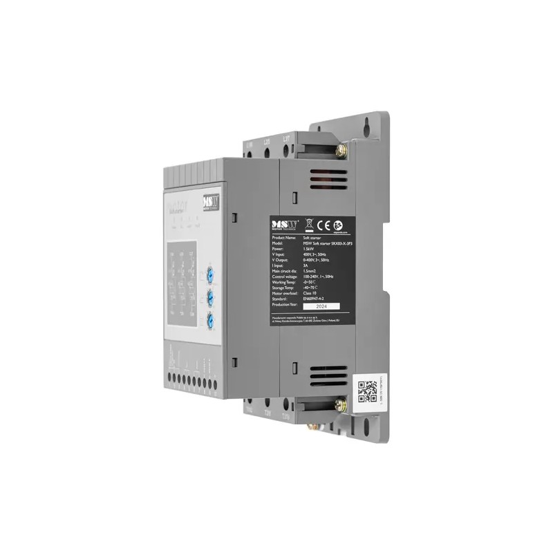 Softstarter 400 V / 100-240 V 1,5 kW 3 A