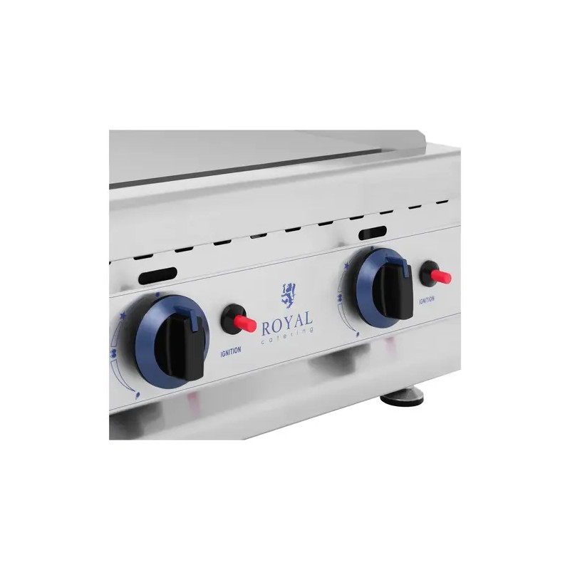 Royal Catering RC-GGHR600 kaasugrilli 60 x 40 cm maakaasu 2 x 3100 W