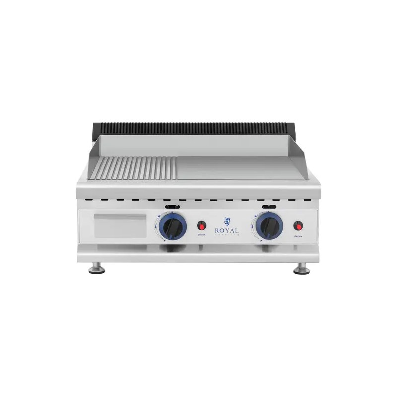 Royal Catering RC-GGHR600 kaasugrilli 60 x 40 cm maakaasu 2 x 3100 W