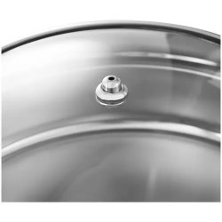 Royal Catering Chafing Dish lämpöastia 5,5 l pyöreä näkymäikkunalla