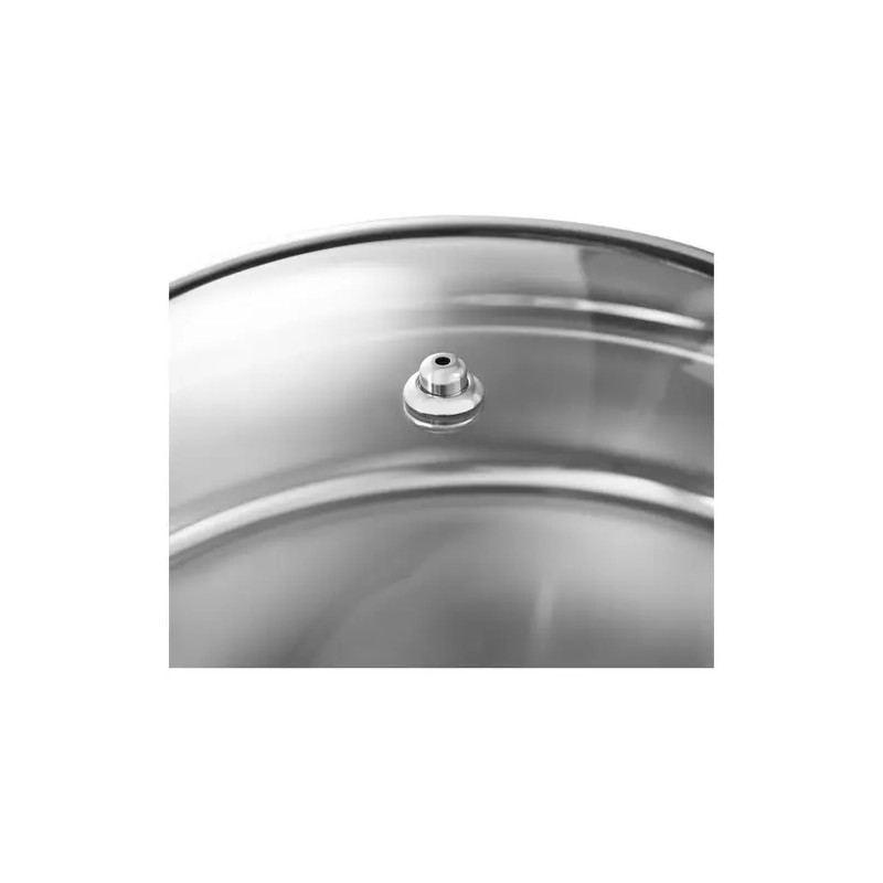 Royal Catering Chafing Dish lämpöastia 5,5 l pyöreä näkymäikkunalla