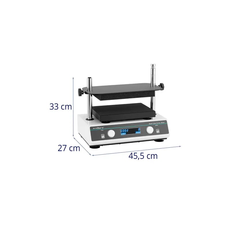 Multi Vortex Mixer 500-3000 RPM Timerillä