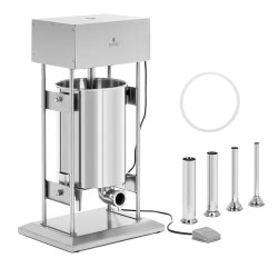 Royal Catering sähköinen makkaran täyttökone 20 l 300 W 4 täyttöputkea