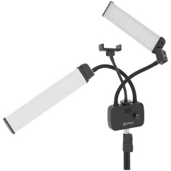 LED-kosmetiikkalamppu ripsienpidennyksiin 40 W 3200-5600 K korkeussäädettävä
