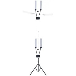 LED-kosmetiikkalamppu ripsienpidennyksiin 40 W 3200-5600 K korkeussäädettävä