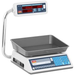TEM Hintausvaa'a 15 kg / 5 g LED-näytöllä ja akulla