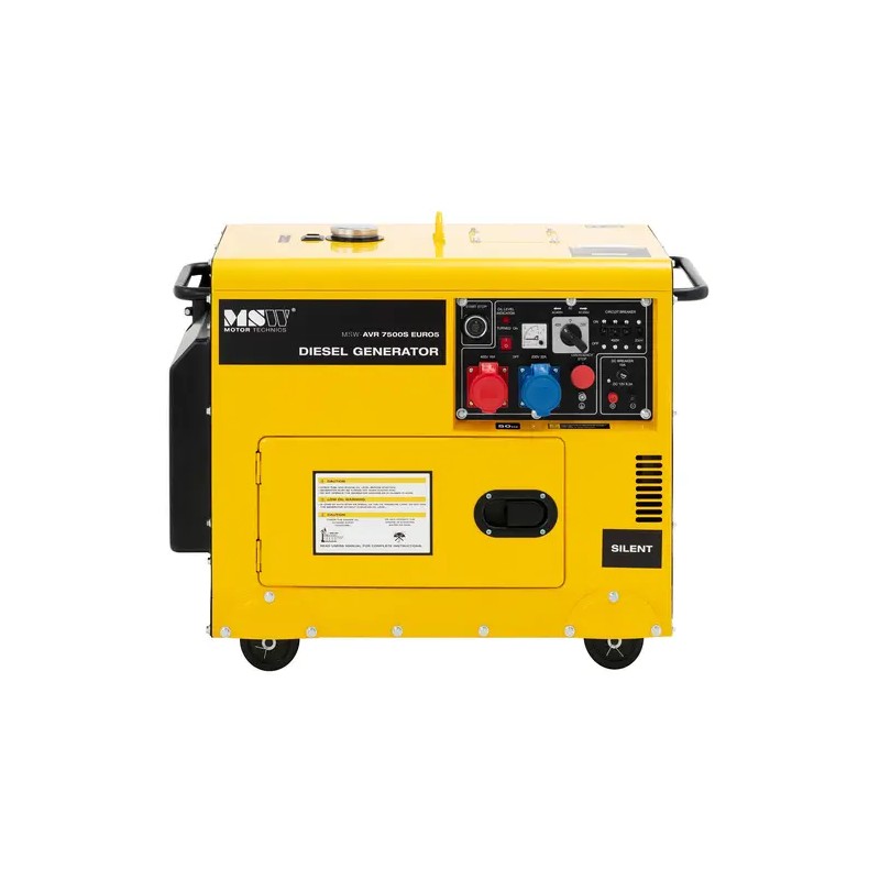 Diesel-hätävirranlähde 6370/7500 W 16 l 230/400 V AVR Euro 5
