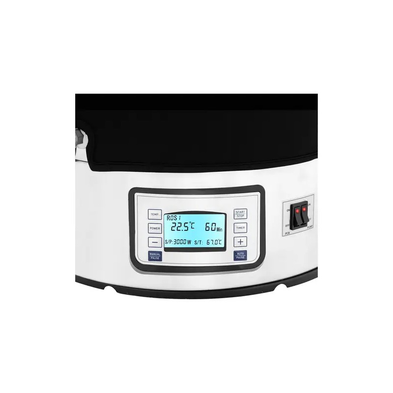 Royal Catering panimuskattila 60 l 3000 W LCD-näyttö ja ajastin
