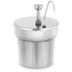 Royal Catering kastikeannostelija ruostumaton teräs 6 6 l