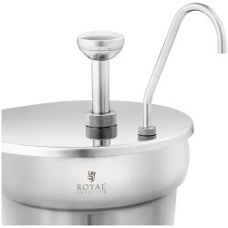 Royal Catering kastikeannostelija ruostumaton teräs 6,6 l