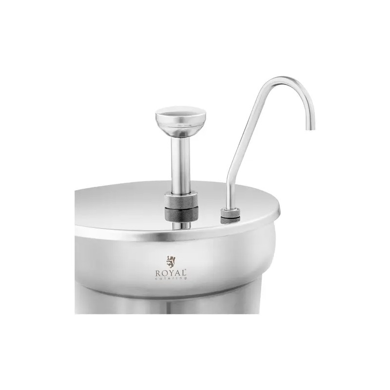 Royal Catering kastikeannostelija ruostumaton teräs 6,6 l