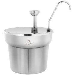 Royal Catering kastikeannostelija ruostumaton teräs 6,6 l