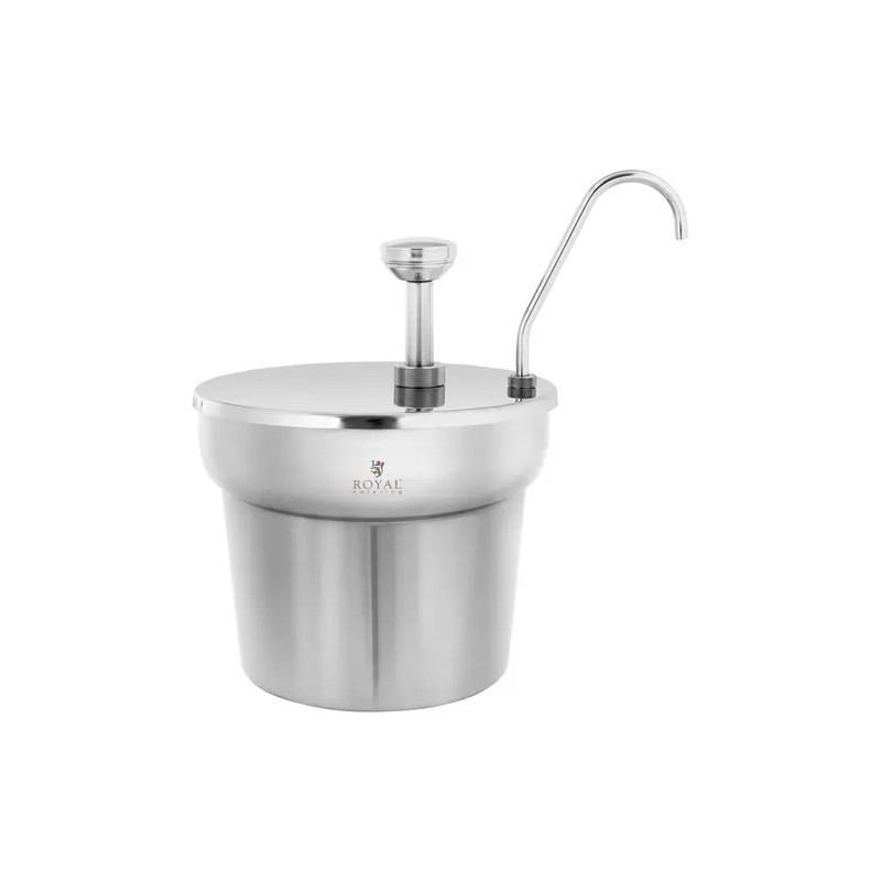 Royal Catering kastikeannostelija ruostumaton teräs 6,6 l