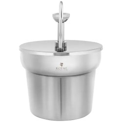 Royal Catering kastikeannostelija ruostumaton teräs 6,6 l