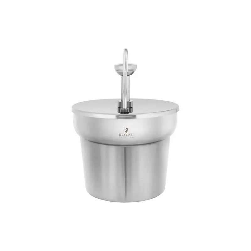 Royal Catering kastikeannostelija ruostumaton teräs 6,6 l