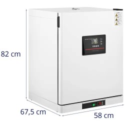 Steinberg Systems SBS-LI-125 laboratorion inkubaattori, 125 l, 70 °C, kiertoilma
