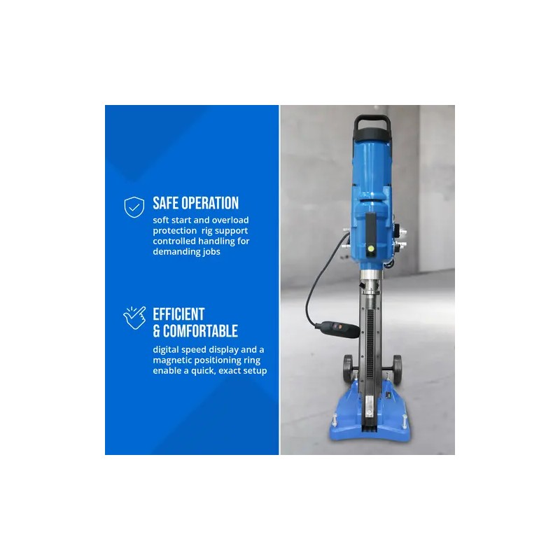 MSW Timanttinen rengasporauslaite telineellä 3700 W 450 mm
