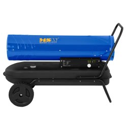 MSW Diesel-lämmitin 50 kW 44 l kuljetusvaunulla 24 kg
