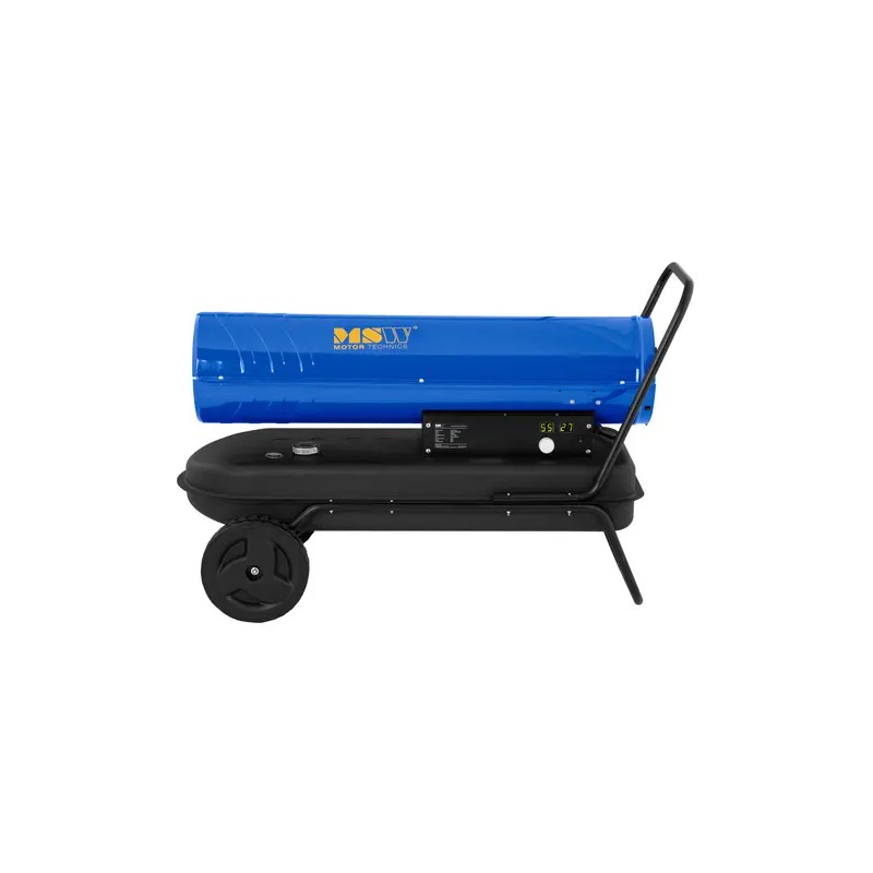 MSW Diesel-lämmitin 50 kW 44 l kuljetusvaunulla 24 kg