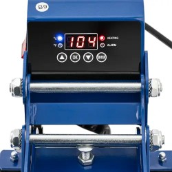 MSW Lämpöpuristin 23 x 30 cm, 0-250 °C, LCD-näyttö ja ajastin