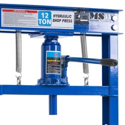MSW hydraulinen työpajaprässi 12 t, iskupituus 130 mm