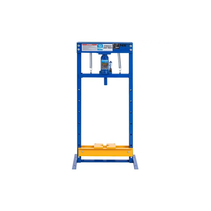 MSW hydraulinen työpajaprässi 12 t, iskupituus 130 mm