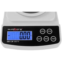 Digitaalinen tarkkuusvaaka 500 g / 0,01 g SBS-LW-500/10