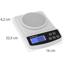 Digitaalinen tarkkuusvaaka 500 g / 0,01 g SBS-LW-500/10