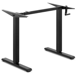 Fromm Starck STAR DESK 24 korkeussäädettävä pöytärunko manuaalinen 70 kg musta