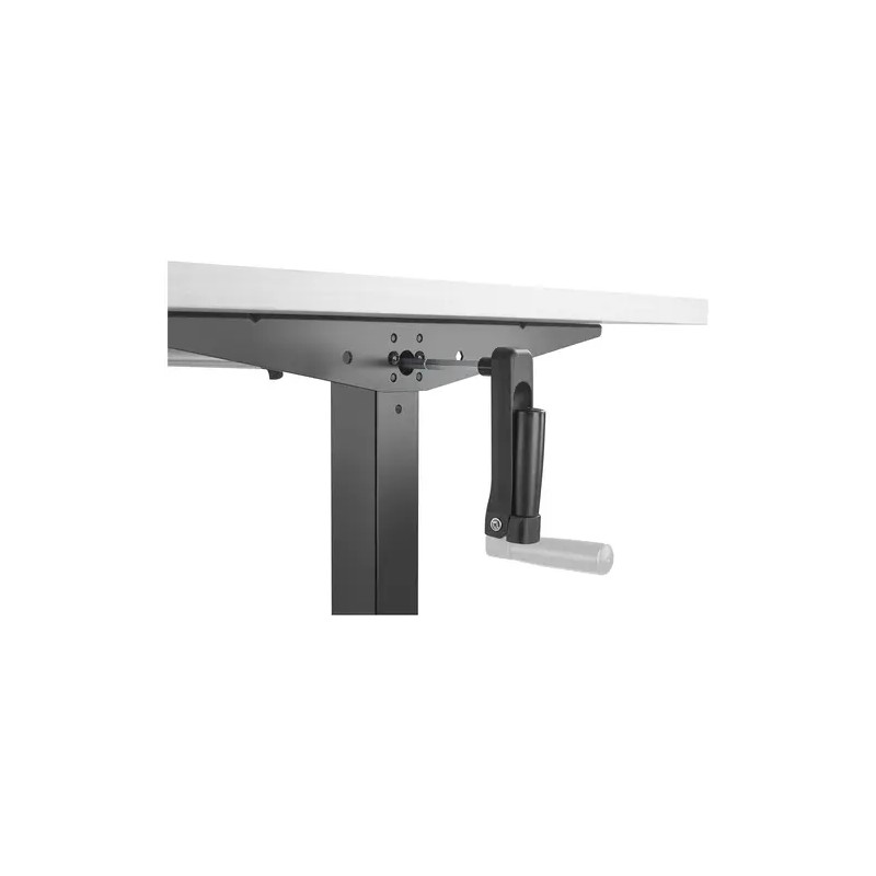 Fromm & Starck STAR_DESK_24 korkeussäädettävä pöytärunko, manuaalinen, 70 kg, musta
