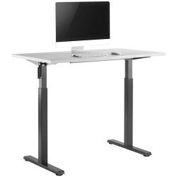 Fromm & Starck STAR_DESK_24 korkeussäädettävä pöytärunko, manuaalinen, 70 kg, musta